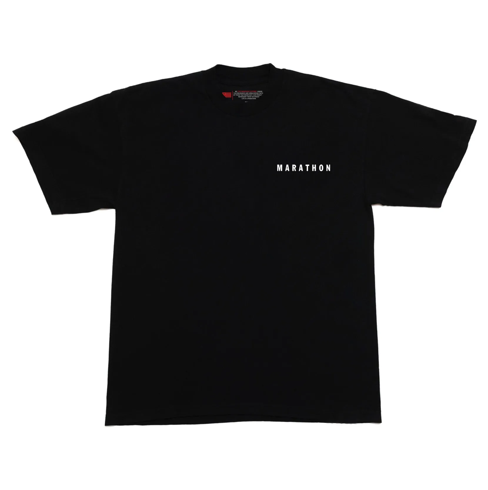 Marathon Signature Classic T-Shirt - Black/White