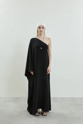 Maui dress | Black - Crepe silk