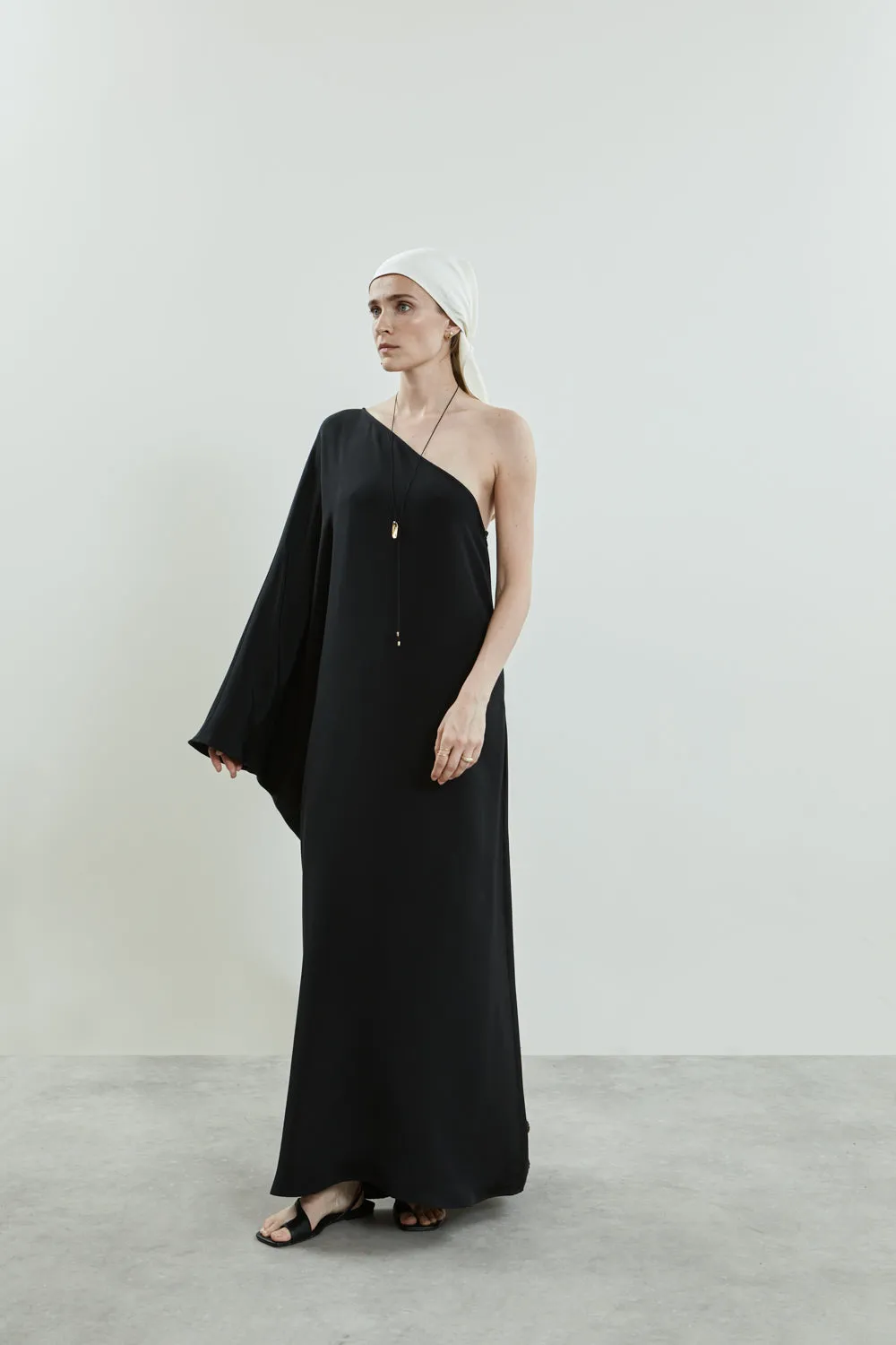 Maui dress | Black - Crepe silk