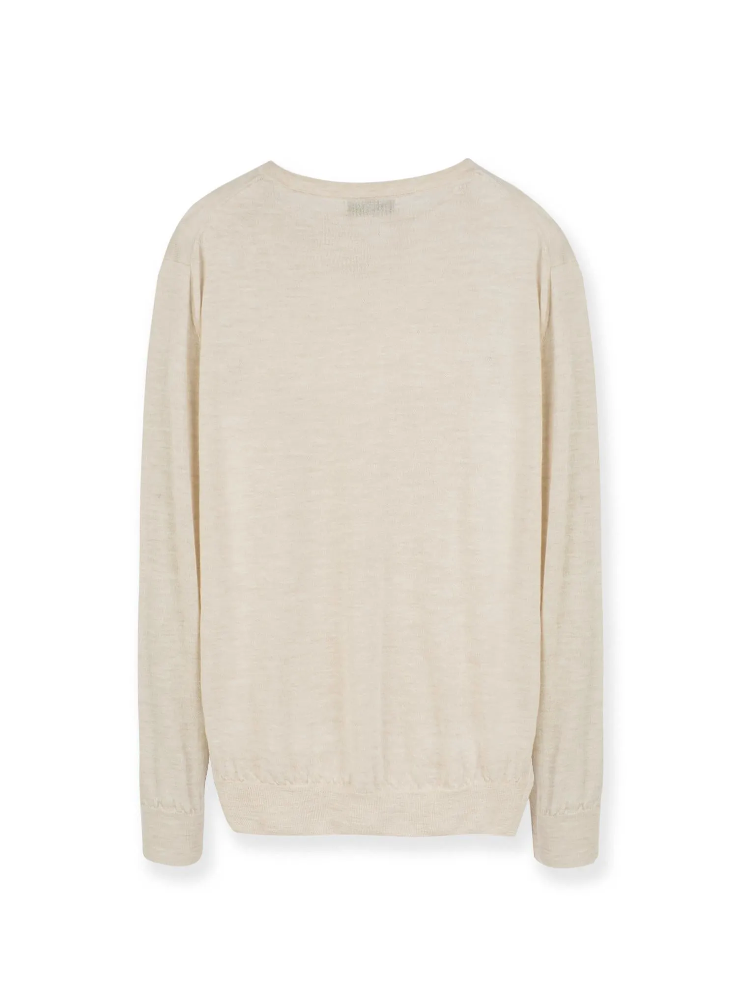 Men Lightweight Crew Neck_Porridge