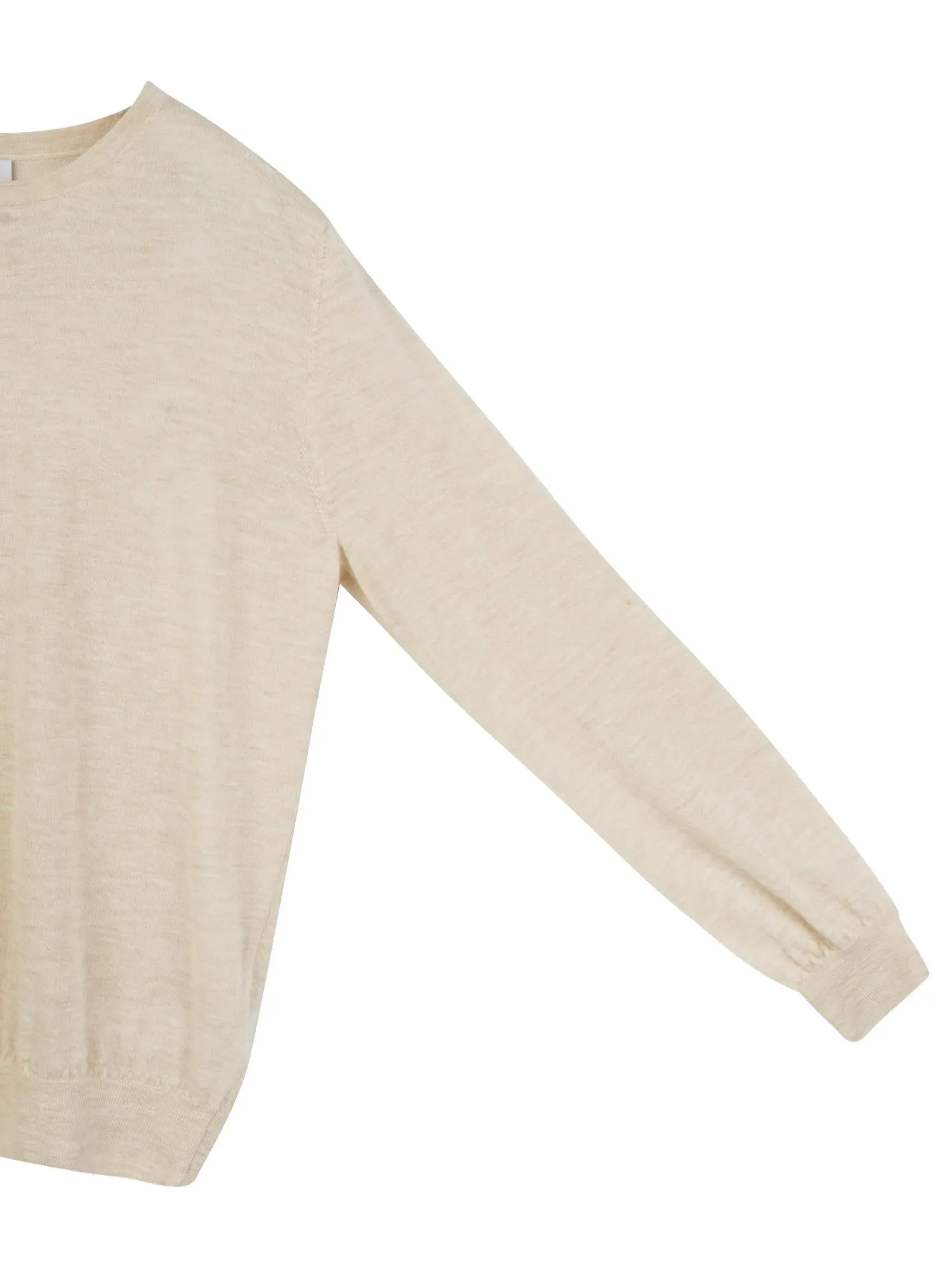 Men Lightweight Crew Neck_Porridge