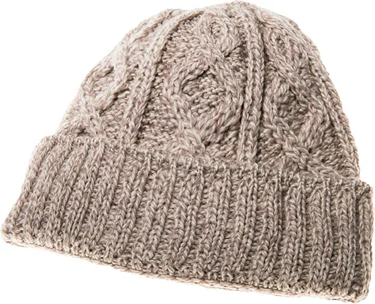 Merino Wool Diamond Stitch Hat