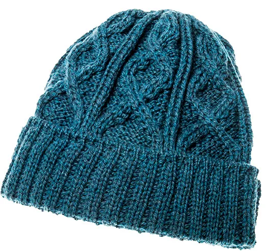 Merino Wool Diamond Stitch Hat