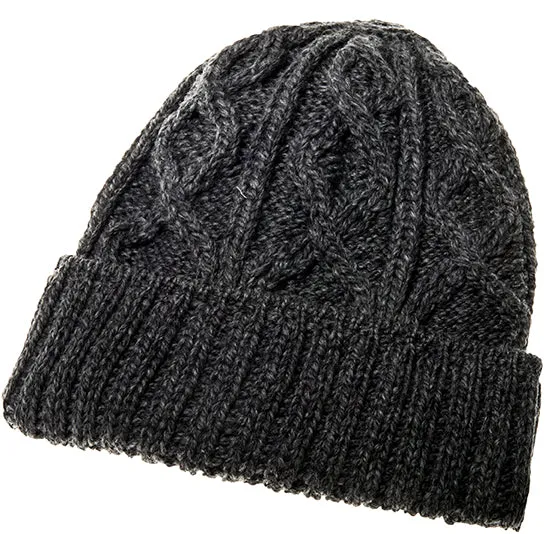 Merino Wool Diamond Stitch Hat