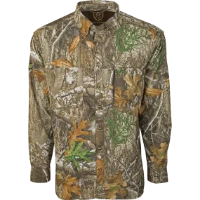 Mesh Back Flyweight Shirt L/S - Realtree