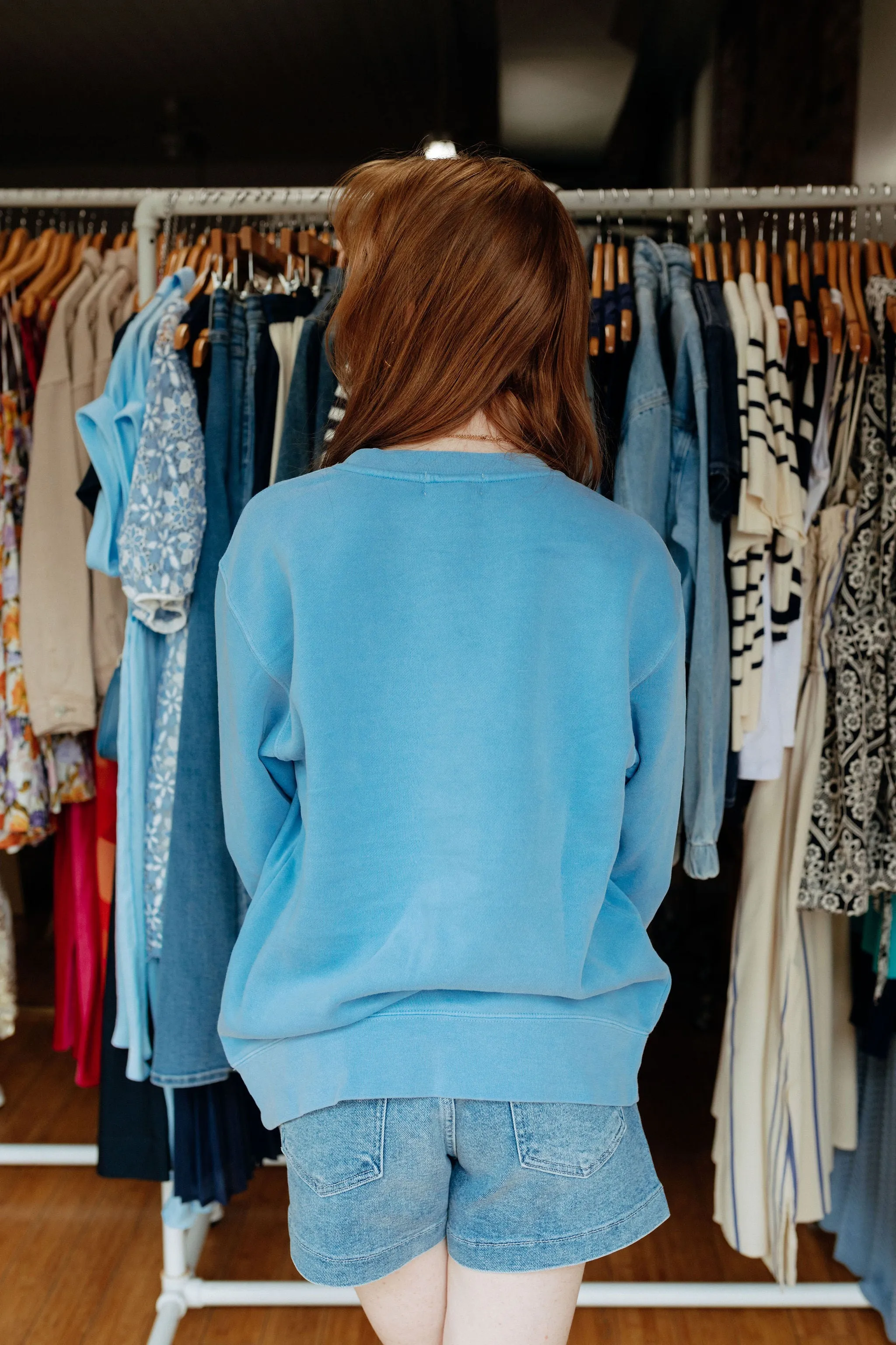 Michigan Light Blue Crewneck