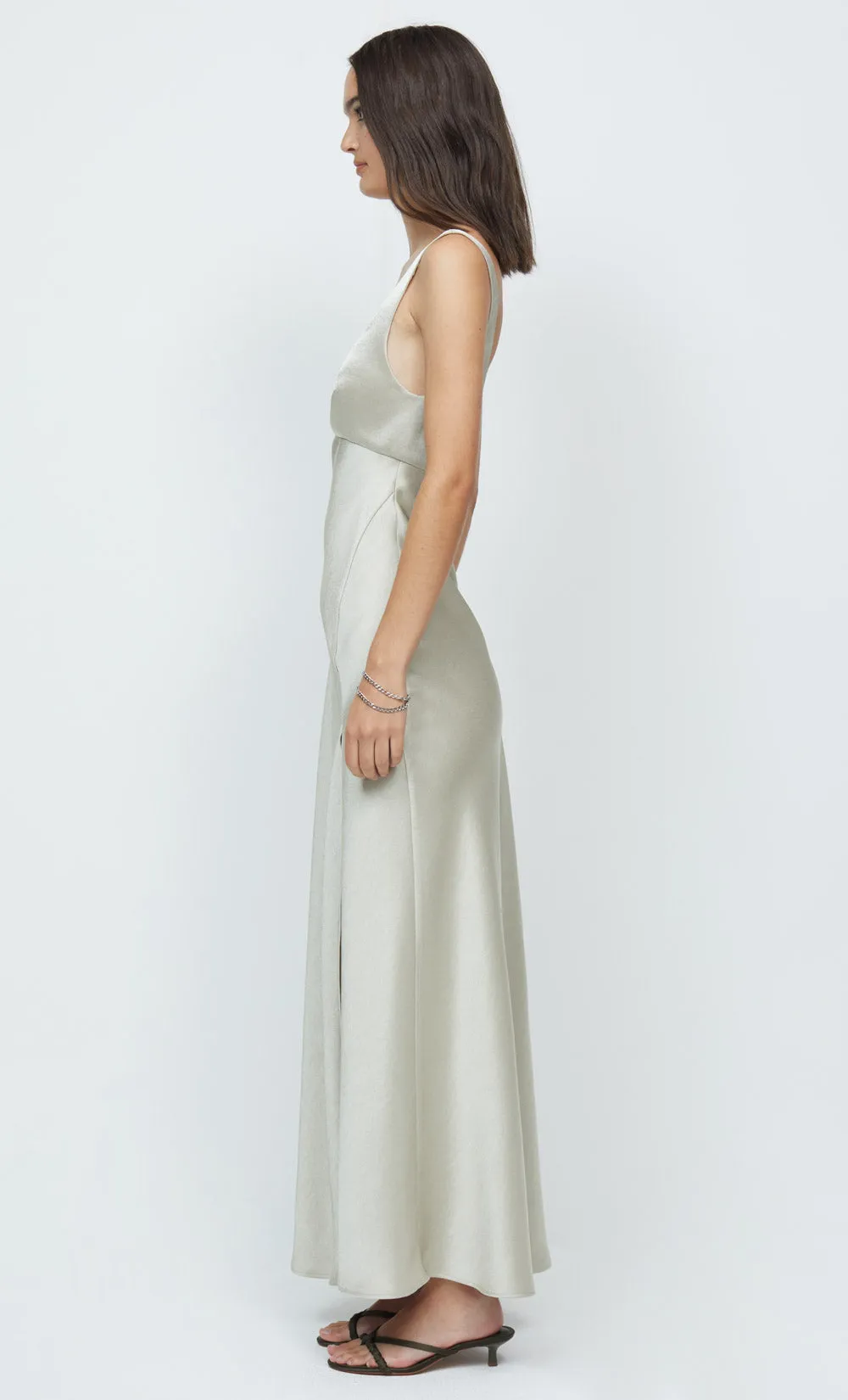 NADIA V MAXI DRESS - ECRU