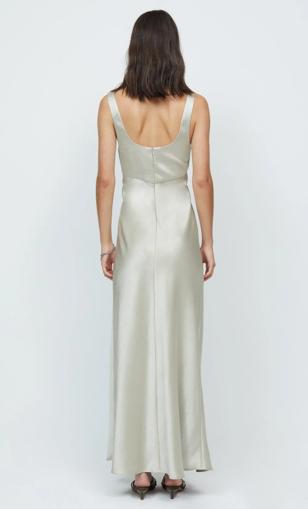 NADIA V MAXI DRESS - ECRU