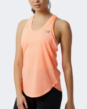 New Balance Accelerate Women Running Tank Orange Wt23220-Ldf