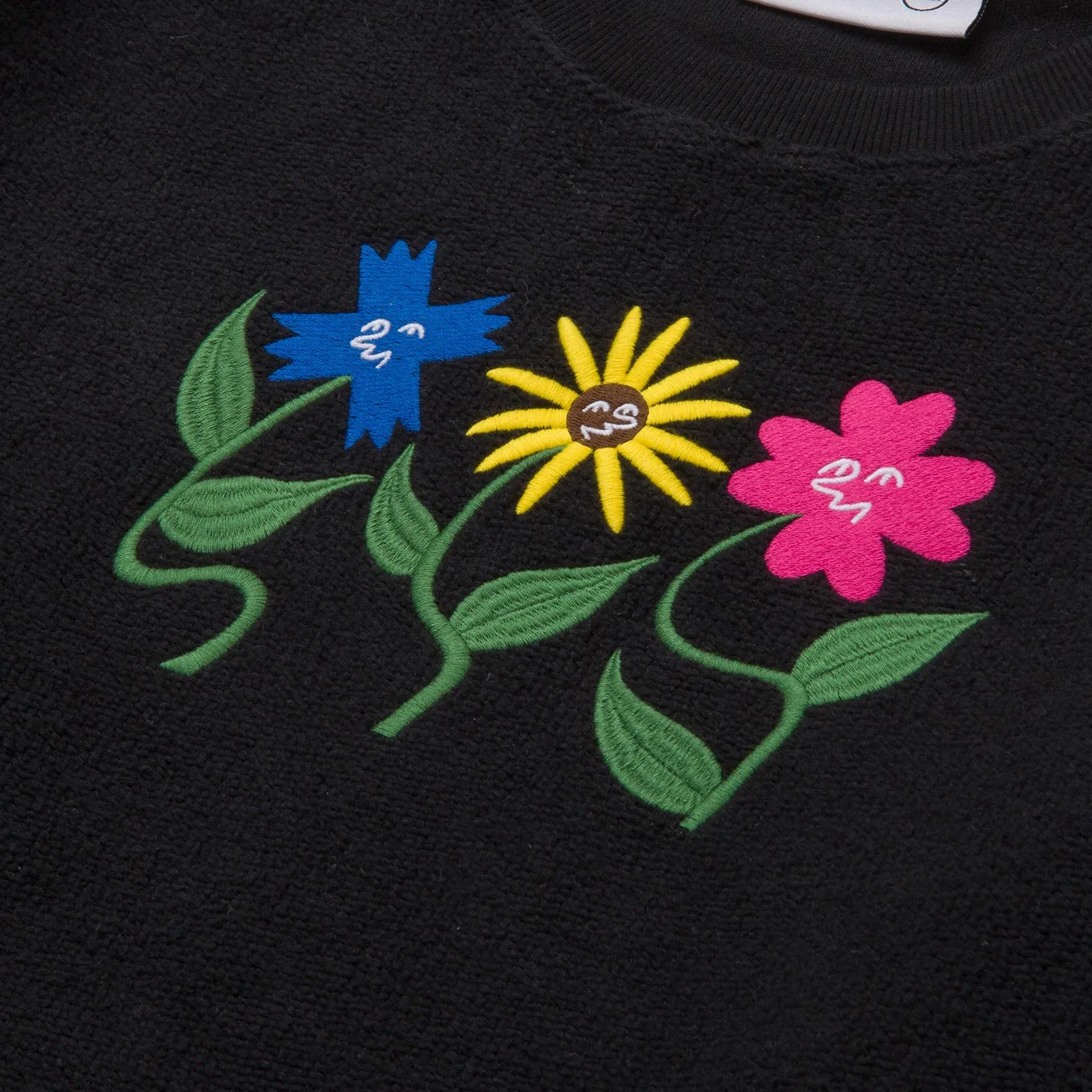 Night Flower Friends Crewneck