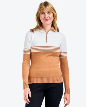 NIVO Gretta Half Zip Sweater 222 Camel