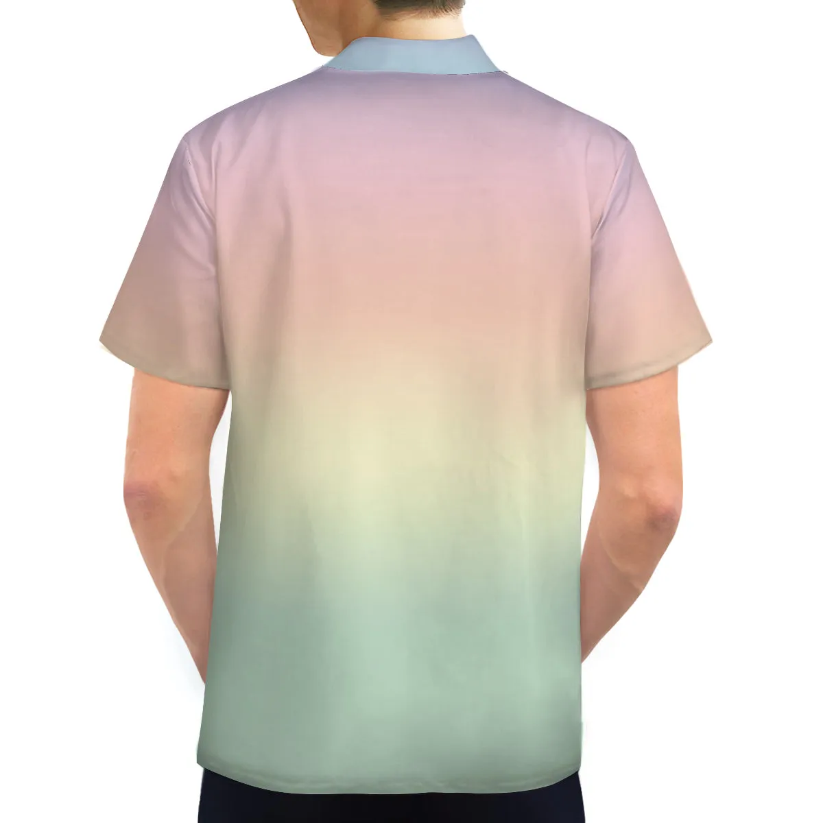 Ombre Shirt Men, Men's Dress Shirt, Men's Shirt, Short Sleeve Shirt Men, Rainbow Shirt Men, Ombre Shirt Men,Pastel Shirt Men