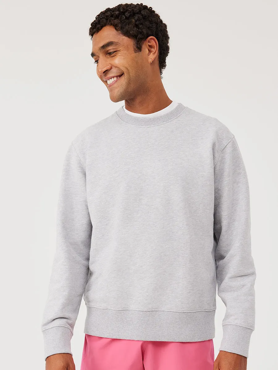 Organic Cotton Terry Crewneck Sweatshirt