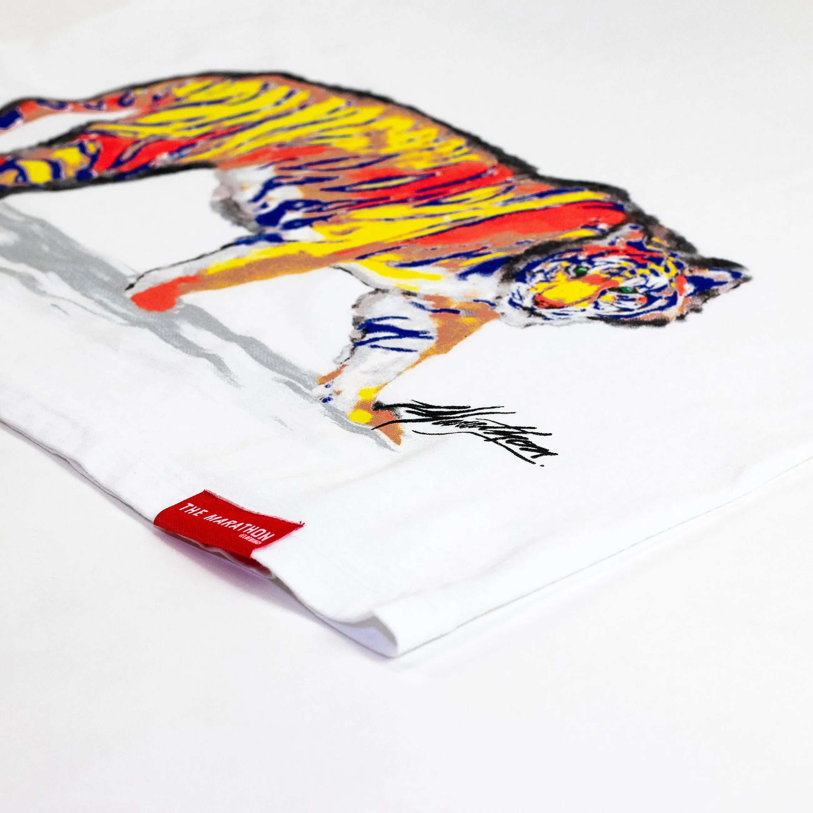 Painted Tiger T-shirt - White