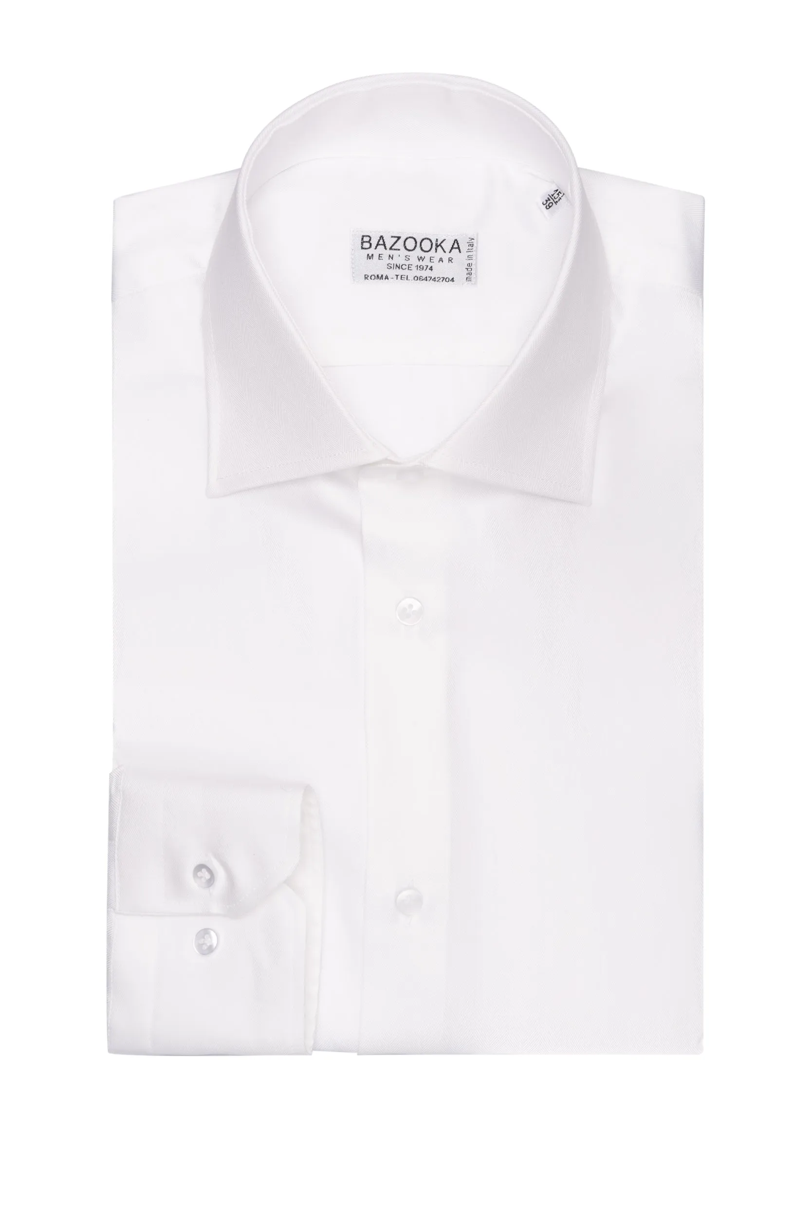 Pattern White Shirt by Bazooka