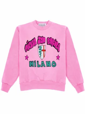 Piazza San Babila Milano Crewneck in Pink