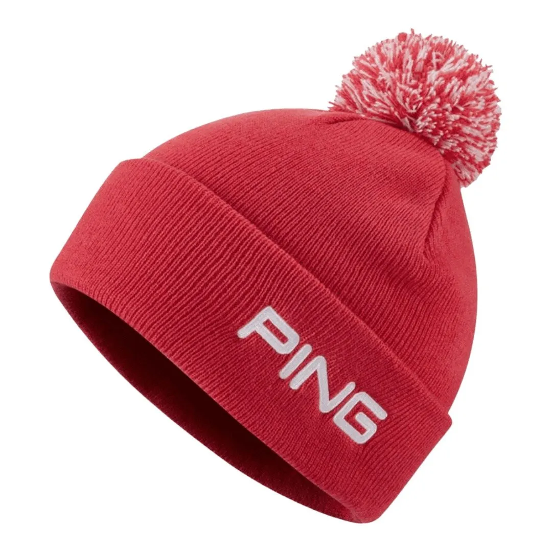 Ping SensorWarm Cresting Knit Bobble Golf Hat P03469