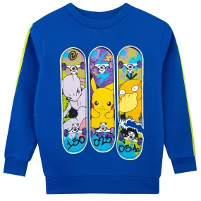 Pokemon Triple Skater Kids Crewneck Sweatshirt