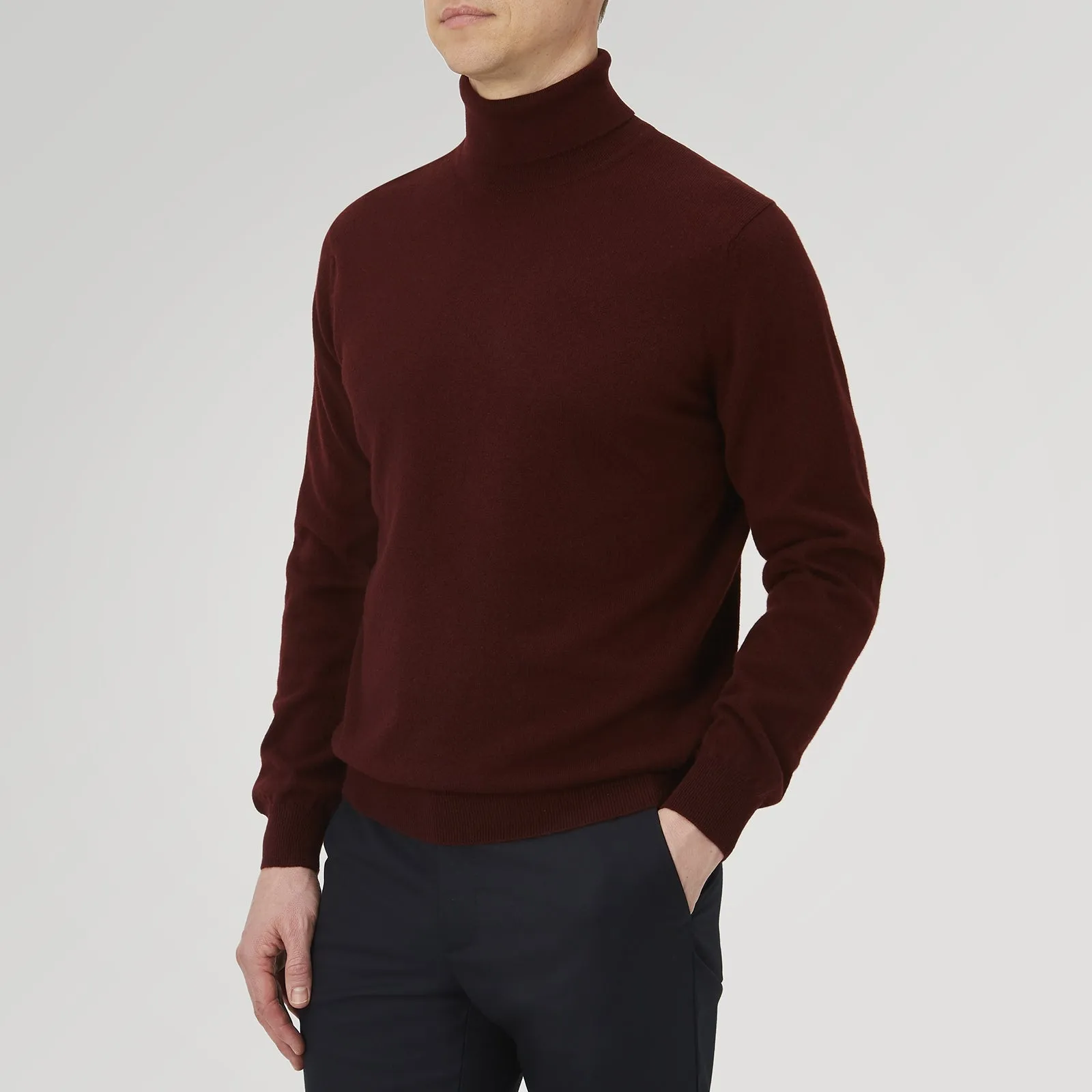 Port Cashmere Roll Neck Jumper