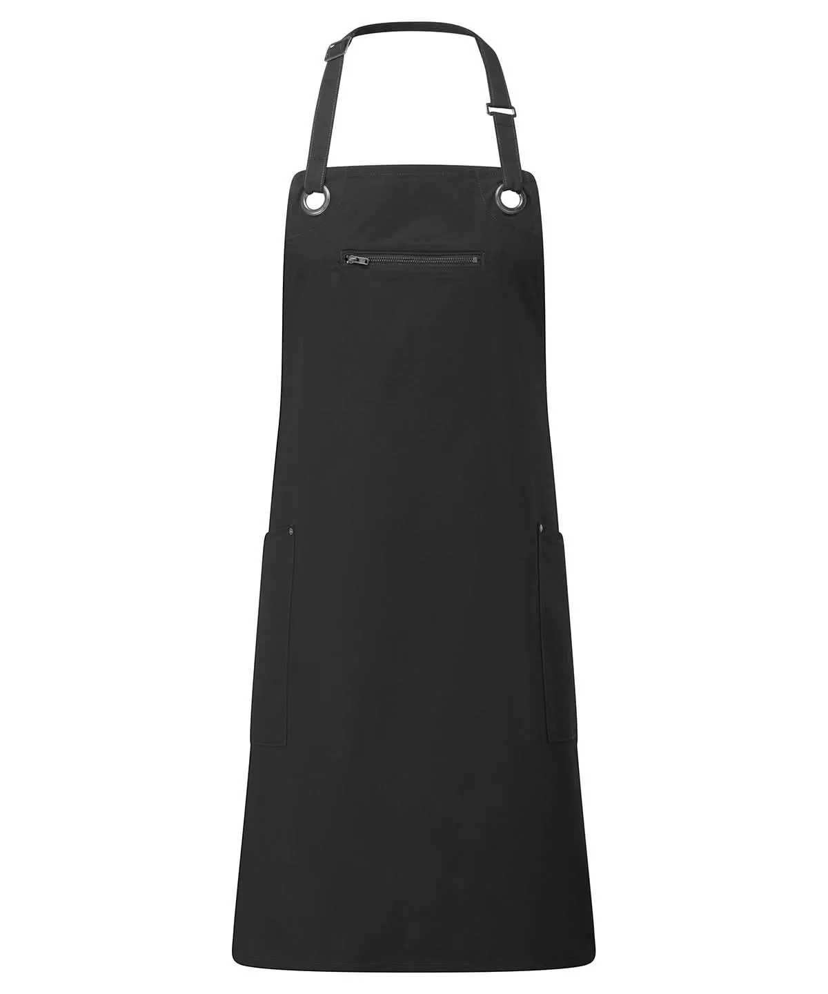 PR121 - Barley' contrast stitch sustainable bib apron