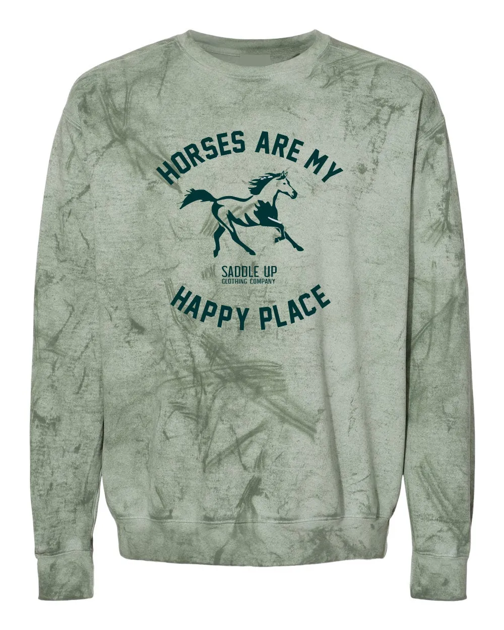 "Horses Are My Happy Place" Crewneck