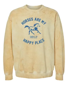 "Horses Are My Happy Place" Crewneck