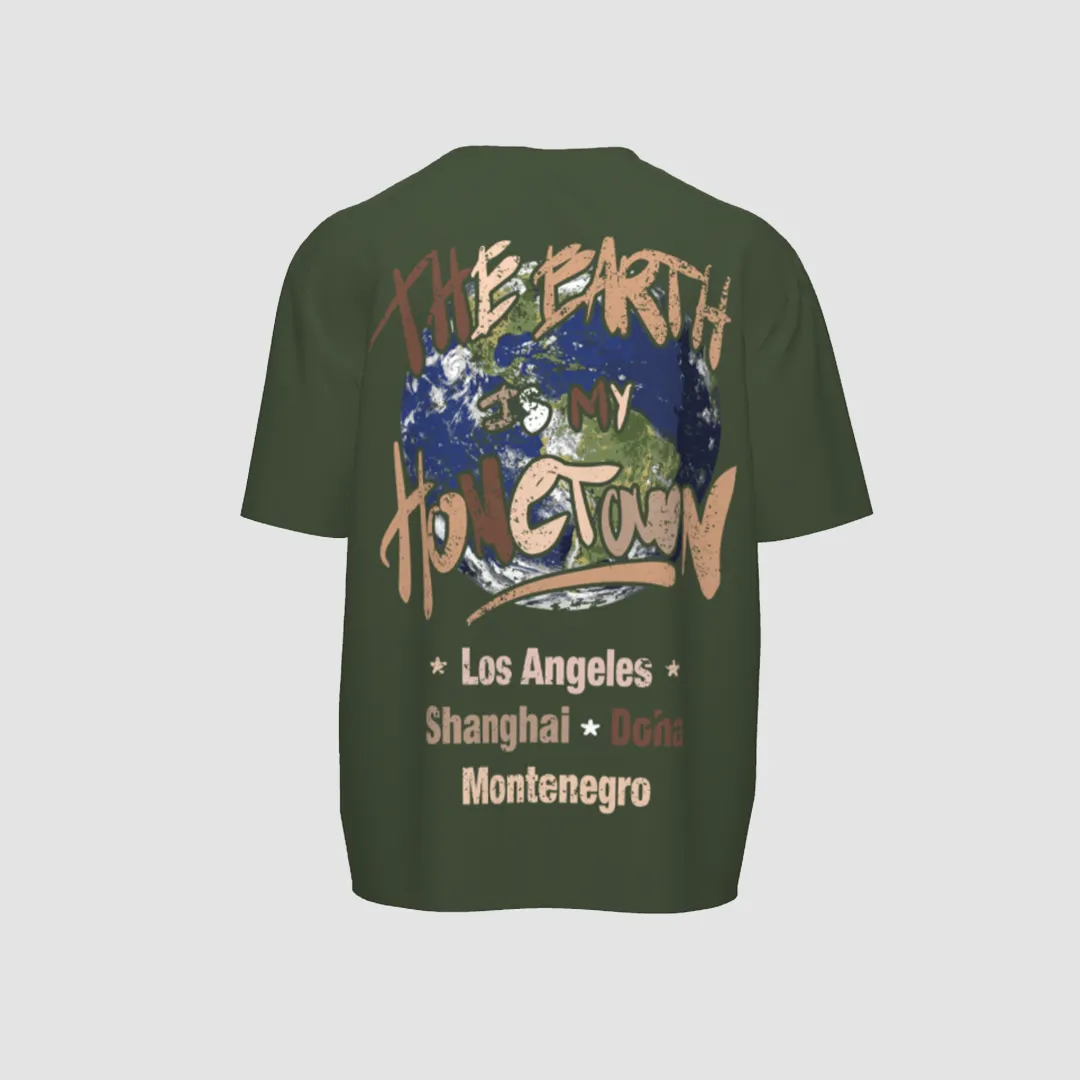 "THE EARTH IS MY HOMETOWN" T-SHIRT