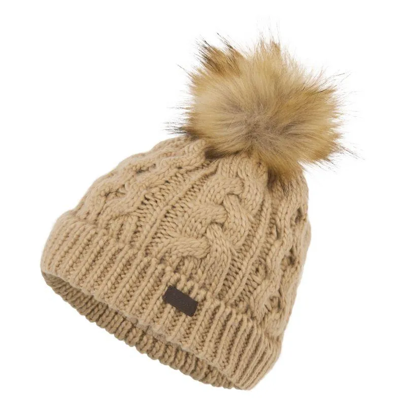 Schoffel Bakewell Ladies Bobble Hat - Oat