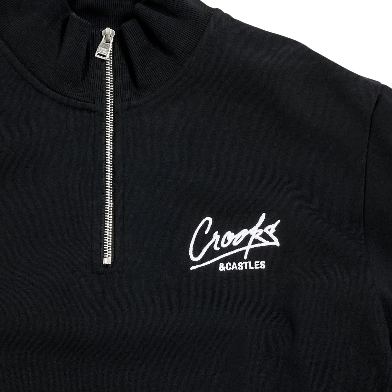 Script Quarter Zip Crewneck