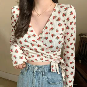 Secret Garden Wrap Top