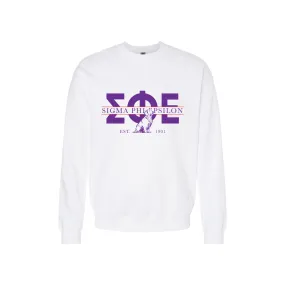 SigEp Golden Letters Crewneck