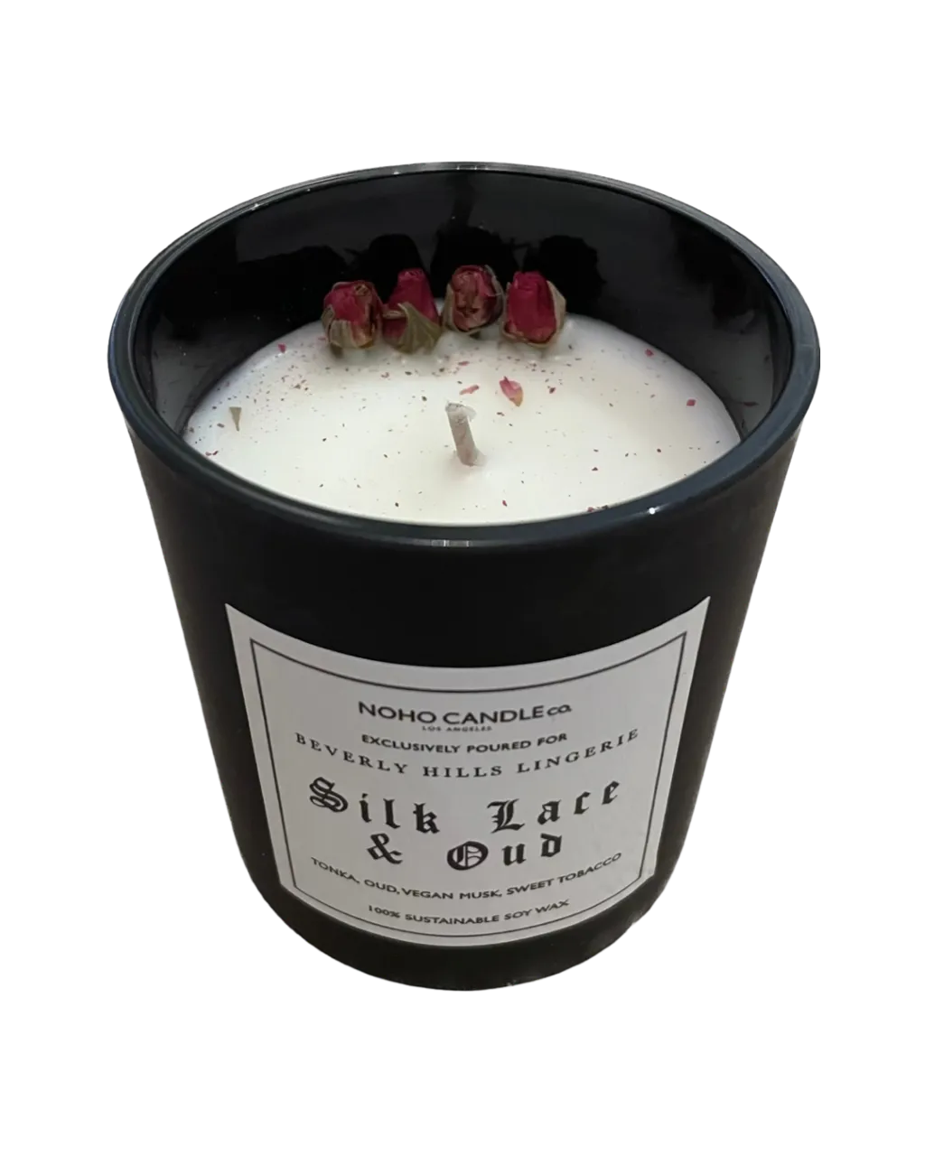 Silk Lace & Oud Handmade Sustainable Non-Toxic Candle