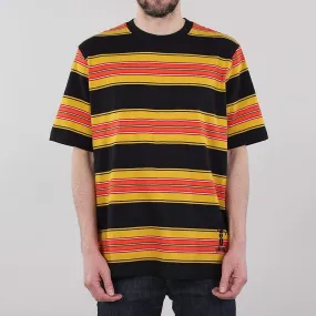 Stussy Multi Stripe Crewneck T-shirt