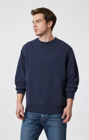 SWEATSHIRT IN COLLEGIATE BLUE