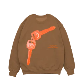 tan keys crewneck