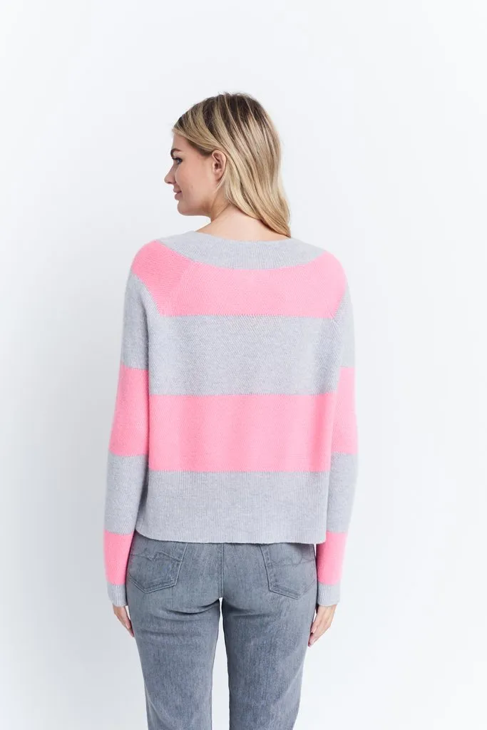 The Cashmere Standout, Silver Mist/Cotton Candy