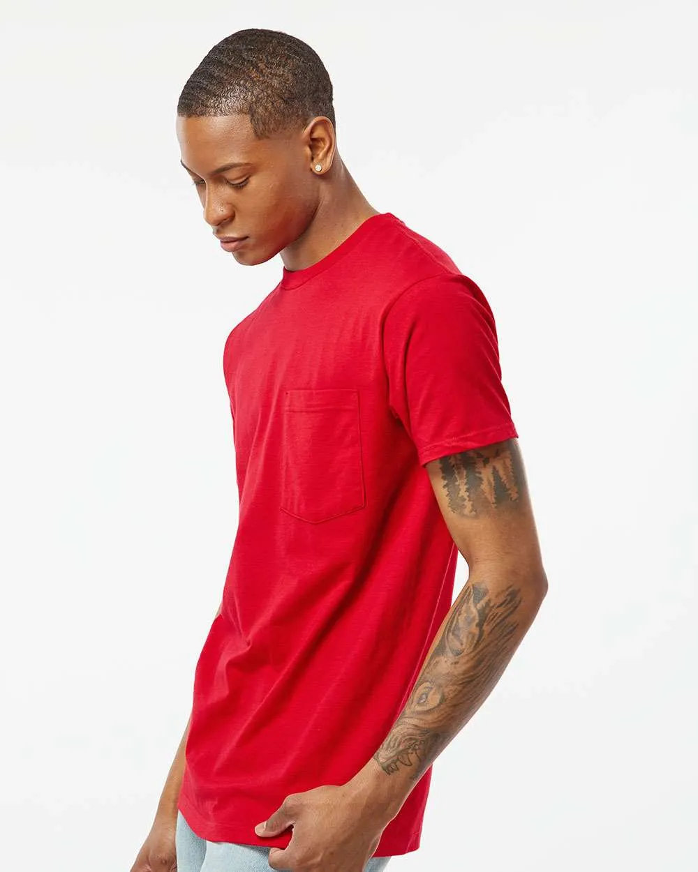 Tultex Heavyweight Jersey Pocket T-Shirt 293