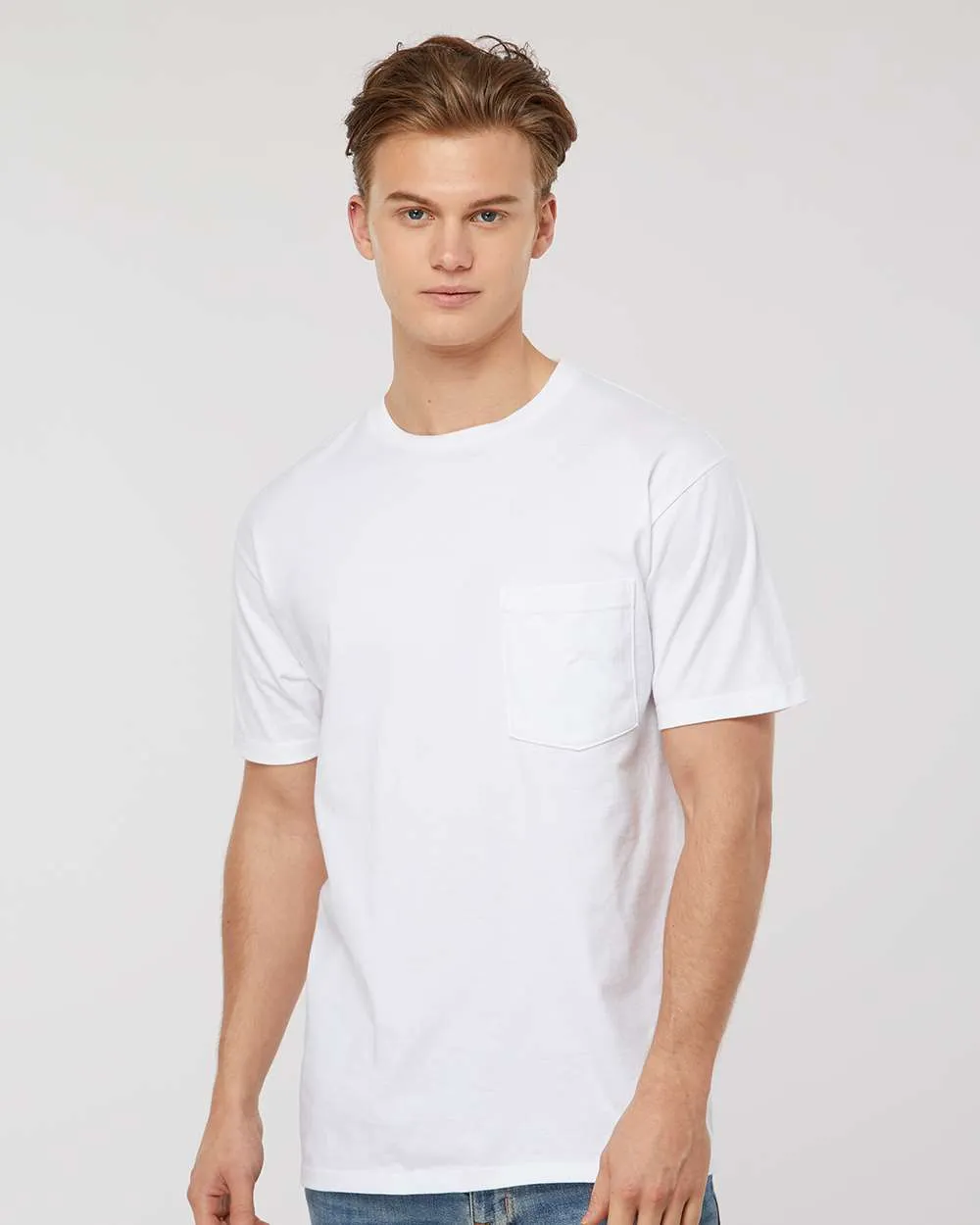 Tultex Heavyweight Jersey Pocket T-Shirt 293