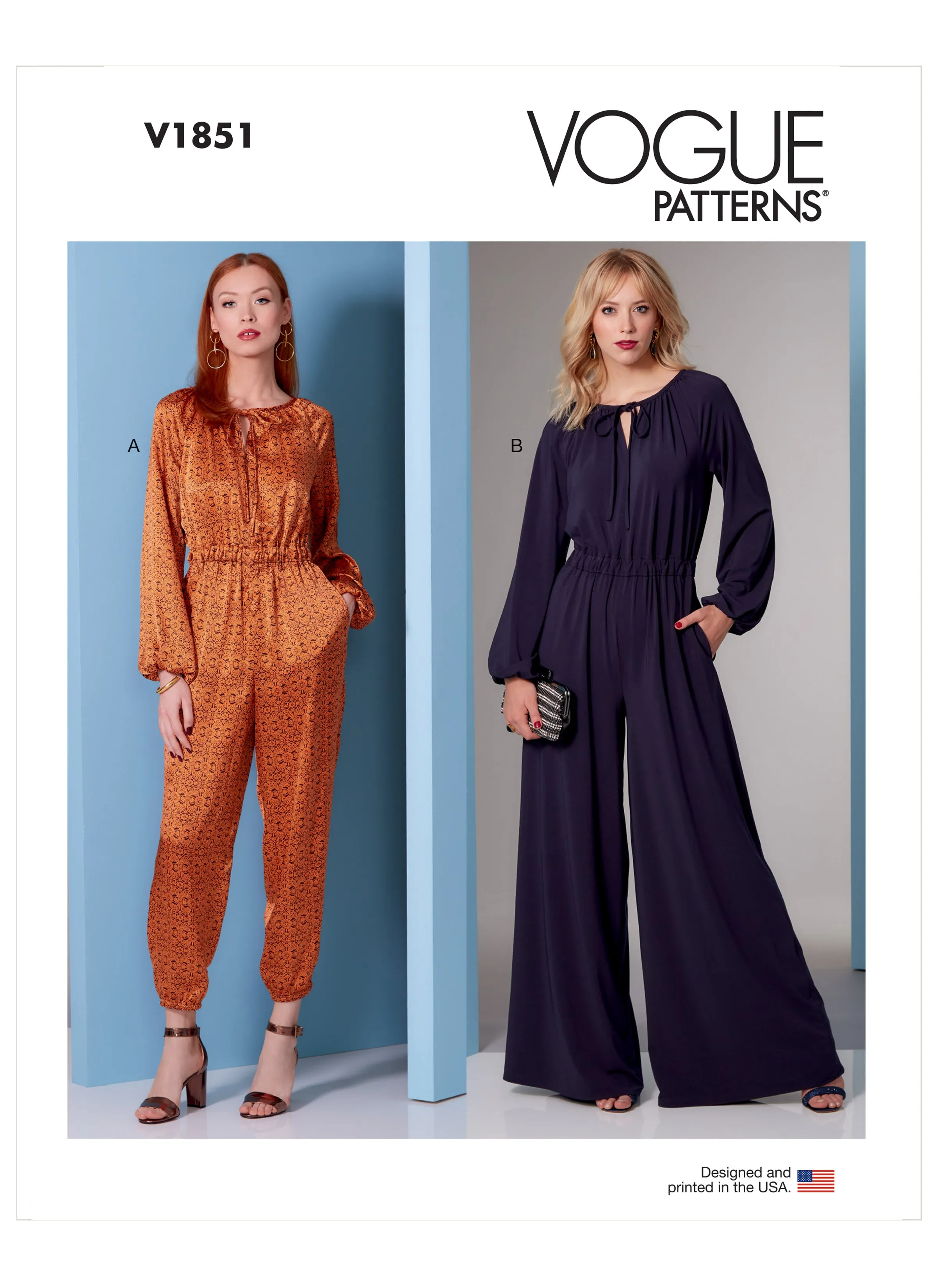 Vogue 1851 Petite Jumpsuit Pattern