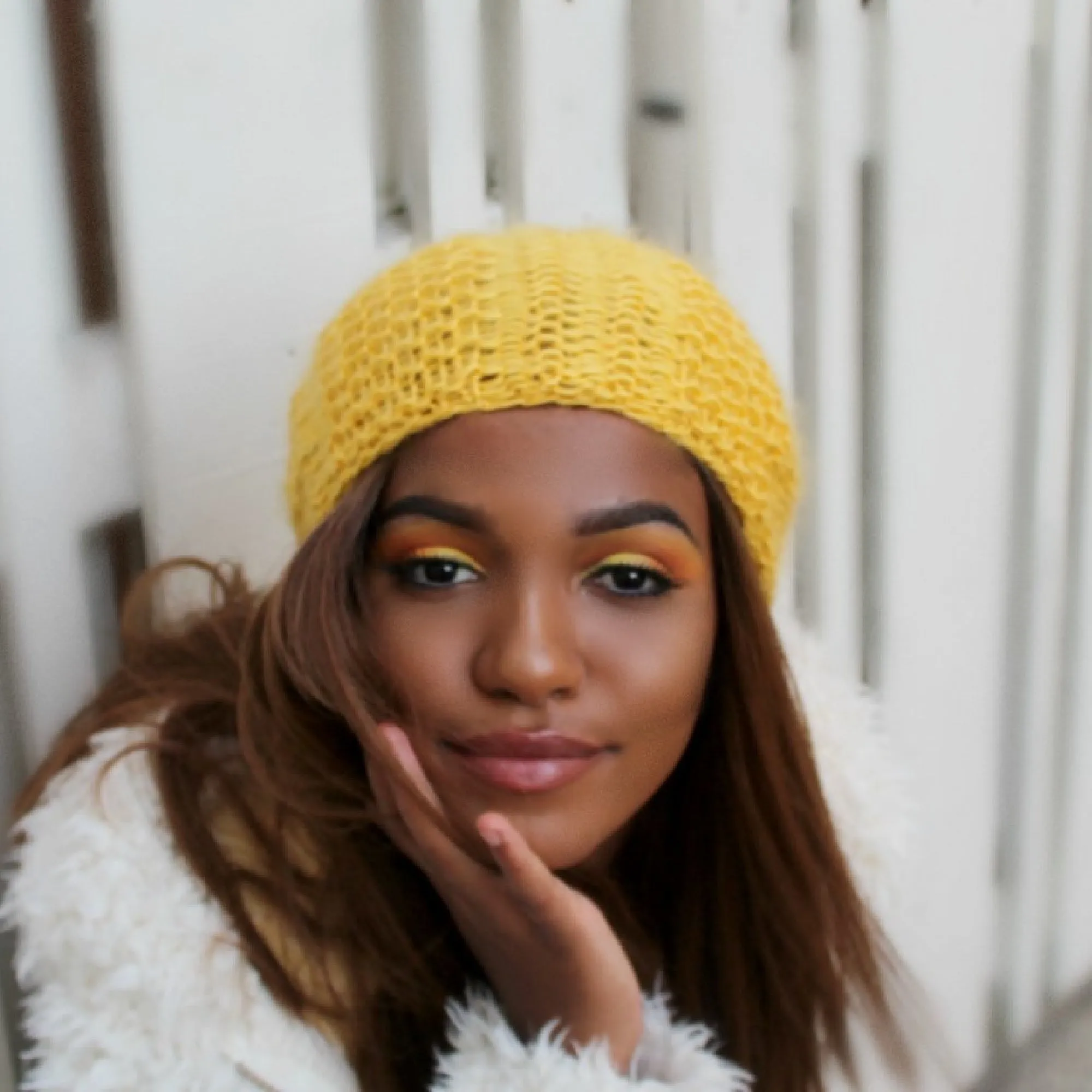 Waffle Rib Stitch Slouchy Hat Pattern