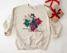 Winged Villain Christmas Crewneck Sweatshirt