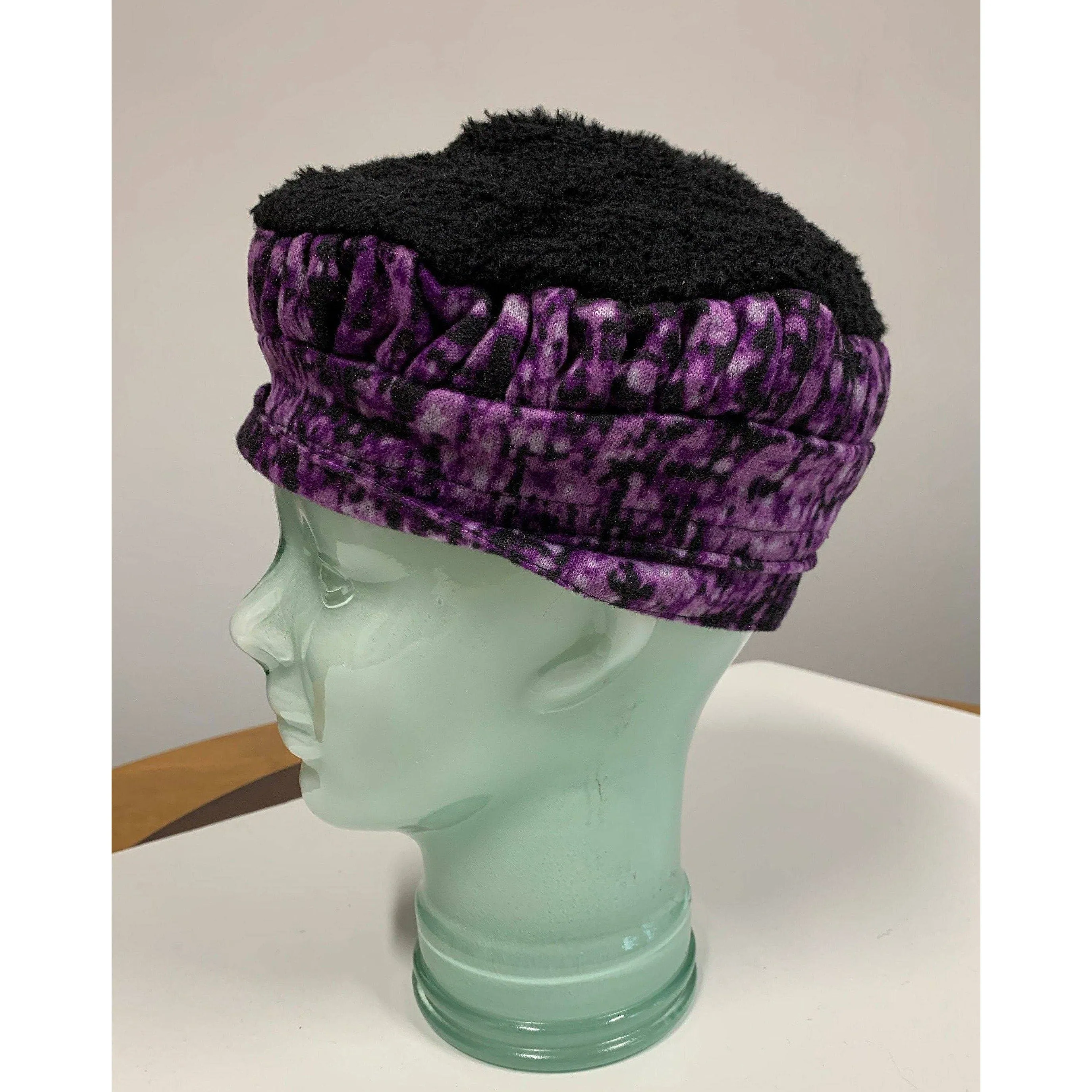 Winter hats-purple-cloche hat-beanie hats